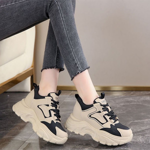 Scarpe sportive da passeggio in Mesh traspirante con lacci regolabili in <span class=keywords><strong>altezza</strong></span> per aumentare le Sneakers da donna - Product Image 5