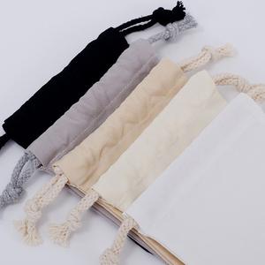 Bolsas de Regalo Promocionales al por Mayor, Ecológicas, a Prueba de Polvo, con Logotipo Personalizado Impreso, Bolsas de Lona de Algodón con Cordón - Product Image 4