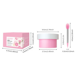 OEM personnalisé 15g Masque à lèvres fleur de cerisier Double hydratant Tendre Sweet Lip Oil Fabricant de marque Baume à lèvres - Product Image 5