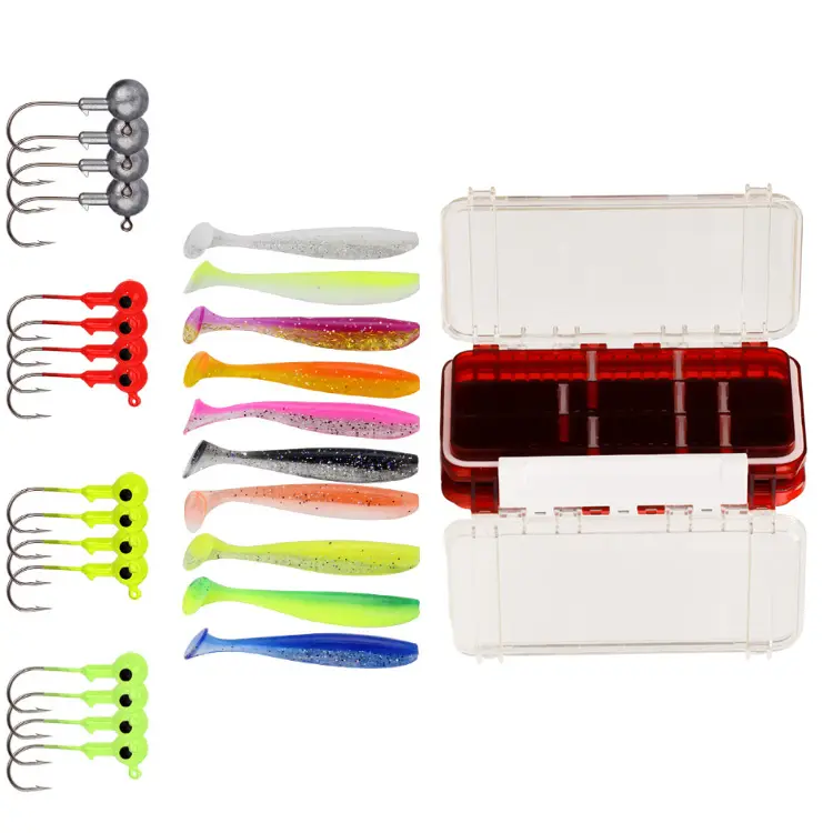 High Quality Fly Fishing Lures Set Bullet Copper Lure Accessories Kits Tackle Tool Box