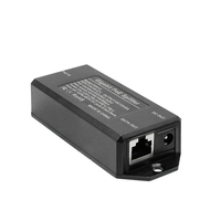 Separador divisor Gigabit PoE 48V a 12V2.2A 1000Mbps potencia estándar aislado PTZ Cámara IP DC2.1/2,5 MM/Adaptador de Micro Monitor