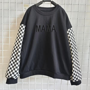 Sweat-shirt personnalisé gaufré avec top de famille maman et moi - Product Image 5