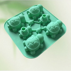 6 Cavity Tortoise Shaped <b>Silicone</b> Mold Reusable DIY Cake Soap Resin Candle <b>Mould</b> For Home Baking Handmade Craft - Product Image 5