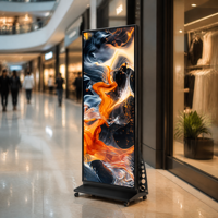 Écran LED pliable à pas fin P1.53 pour intérieur, haute luminosité, écran LED publicitaire personnalisé pour événements, directement de l'usine