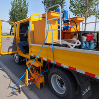 Machine de marquage routier à peinture froide entièrement automatique montée sur camion – Équipement haute performance pour la construction de marquages routiers