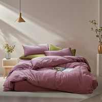 Ensemble de literie en coton personnalisé OEM ODM, housse de couette, taies d'oreiller, ensemble de literie de haute qualité pour la maison, toutes saisons
