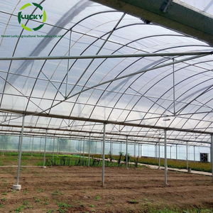 Tuyaux d'arc commerciaux Green House Tunnels multispan rapides Filet d'ombrage en acier galvanisé Cadres de <span class=keywords><strong>serre</strong></span> usagés à vendre - Product Image 1