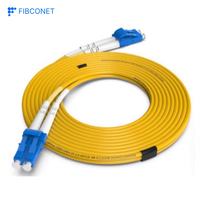Câble de raccordement à fibre optique duplex pour intérieur avec SC/FC/LC/ST/MTRJ/MU/DIN UPC APC Cordon de raccordement à fibre optique pour intérieur pour communications