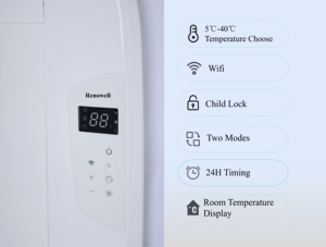 Calentador Eléctrico Inteligente WiFi de 220V y 600W, Calentador de Pared y Piso de Aleación de Aluminio, Radiador Eléctrico <span class=keywords><strong>Silencioso</strong></span> para Habitaciones - Product Image 4