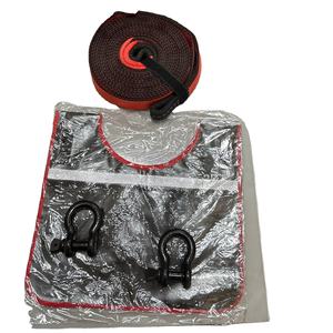 JINLI vente à chaud kits de sangles de récupération sangle de remorquage en polyester et nylon manille en métal pour récupération tout-terrain 4X4 - Product Image 1