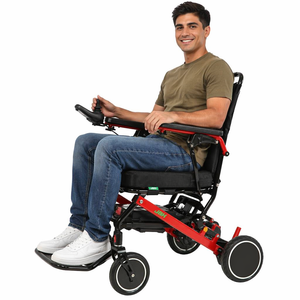 Fauteuil roulant électrique portable de haute technologie 2026 à batterie au lithium pour personnes âgées, fauteuil roulant électrique CE, thérapie physique JBH - Product Image 1