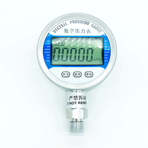 8 Unidades de Aço Inoxidável 1% Precisão Negativo Digital <span class=keywords><strong>Manifold</strong></span> Inteligente Manômetro de Pressão de Água para Hidráulica - Product Image 3
