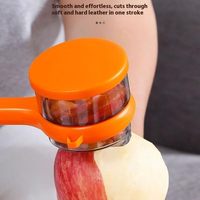Moderne nieuwe handmatige multifunctionele schil- en schaafmes met opbergfunctie, huishoudelijk, van PP-materiaal, voor fruit en groenten.