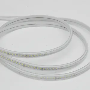 Professional Factory 2835 Waterproof 144Led Strip Light Silicone Neon Flex 220V Led Light Strips 10MM For Living Room