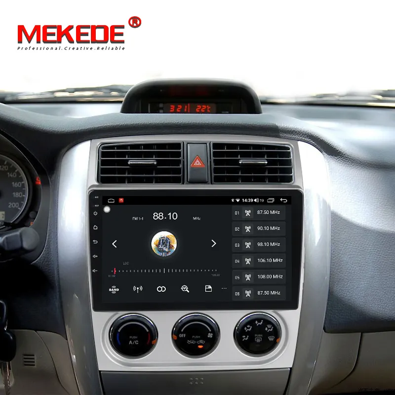 Mekede 7862 Android 11 8core 8 + 128 go lecteur dvd de voiture pour Suzuki Liana 2004-2008 autoradio DSP QLED écran Carplay commande vocale