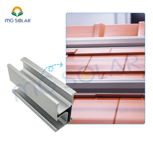 Bảng điều khiển năng lượng mặt trời nhôm đường sắt gắn hệ thống Kit để sửa chữa gắn kết năng lượng mặt trời moduals - Product Image 1