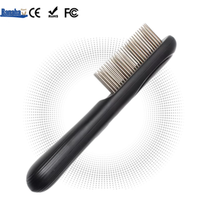 Peigne à aiguilles pour toilettage des animaux de compagnie, en plastique souple, alimenté par piles, pour chiens et chats, brosses de massage pour chiens et chats - Product Image 1