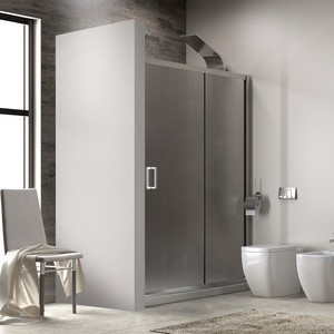 Nicchia Doccia Kamalu K410N Altezza 100cm Larghezza 180cm Vetro Opaco - per Piccole Cabine Doccia - Product Image 1