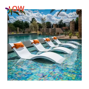 كراسي استلقاء أشعة الشمس المعاصرة في الهواء الطلق كرسي الاستراحة في الهواء الطلق - Product Image 2