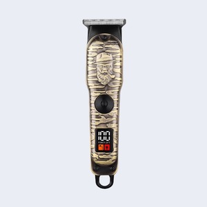 Electric Hair Clipper With Digital <b>Display</b> 1000mAh Battery USB Charging Metal Body For Home Use And Pets - Product Image 1