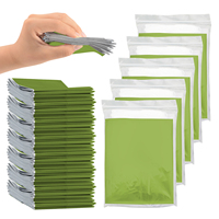 Offre Spéciale en aluminium accessoires de Camping en plein air sauvetage pliant feuille thermique couverture survie urgence & Terk & randonnée