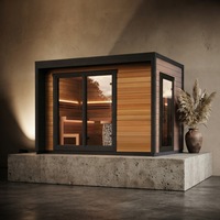 Sauna Exterior Moderna para 2-4 Personas, Fabricada en China Continental