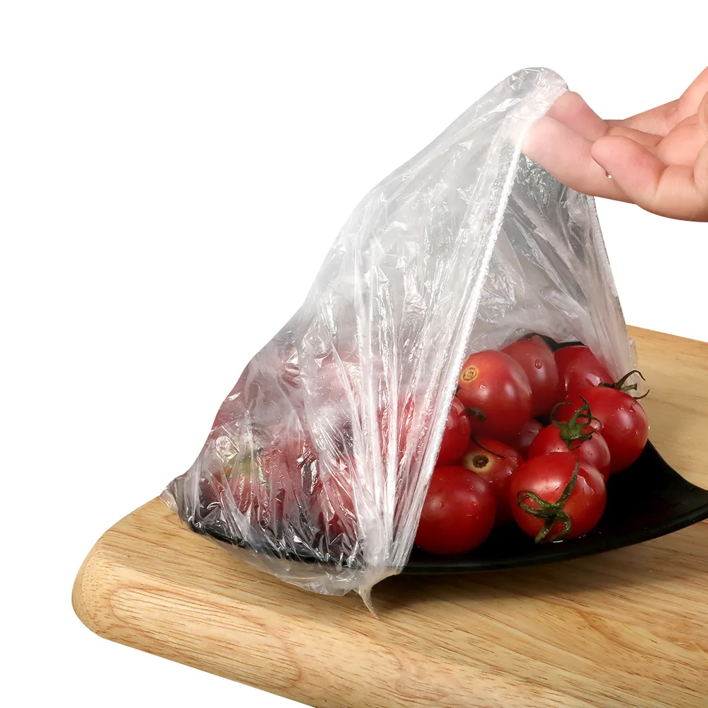 पारदर्शी डिस्पोजेबल खाद्य ग्रेड सतह संरक्षण चिपचिपा प्लास्टिक की चादर सूरज लपेटें चिपटना फिल्म