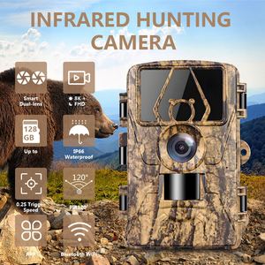 2025 Mini Time Lapse Extérieur 60MP/42MP/36MP/20MP Étanche 32G Wifi 4G Trail Jeu Vision Nocturne <span class=keywords><strong>Chasse</strong></span> <span class=keywords><strong>Chien</strong></span> <span class=keywords><strong>Caméra</strong></span> - Product Image 5
