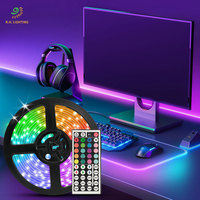 Bande lumineuse LED en plastique Joystar 20M RGB, contrôlée par application intelligente, kit de ruban flexible pour éclairage d'ambiance de maison, chambre, meuble TV, vente en gros