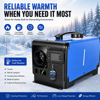 Chauffage de stationnement diesel 5 kW pour camion, 12 V/24 V, grande puissance, CA 220 V, pour camion, remorque, entrepôt, bus, maison