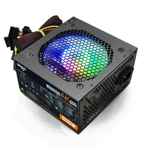 ATX Computer Desktop Pc Power Supply 300W 350W 400W 450W 500W 600W PSU OEM Case Custom Status Logo Item Pin WORK AMD Support EMC