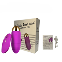 Produits pour adultes en gros, télécommande étanche rechargeable par USB pour vibrateur avec 10 fréquences et 40 dB de bruit pour femmes