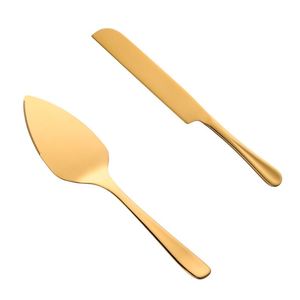 Cortador de Pizza de Acero Inoxidable con Logotipo Personalizado al por Mayor, Juego de Cuchillo y Servidor para Pastel de Bodas - Product Image 1