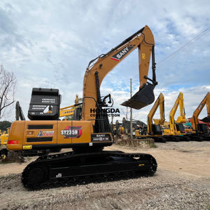 Excavatrice sur chenilles SANY Mini SY235 d'occasion, moteur Yanmar, poids opérationnel de 23,5 tonnes, modèle 2022, puissance de 128 kW - Product Image 1
