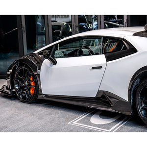 สเกิร์ตข้างคาร์บอนไฟเบอร์แห้ง Huracan CMST สำหรับ Lamborghini Huracan LP610 LP580 EVO Tecnica ชุดแต่งตัวถัง - Product Image 2