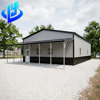 Nouvel atelier/entrepôt en structure légère d'acier, design moderne du milieu du siècle, haute résistance au vent, prix usine disponible pour la vente en gros