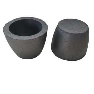 Petit <span class=keywords><strong>creuset</strong></span> de fusion carré en graphite de 50 kg pour la fusion du cuivre, pour la fonderie industrielle et la fusion de métaux, en argile de fer, en vente - Product Image 1