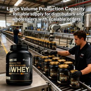 OEM/ODM Otla Beslenen Peynir Altı Suyu Proteini Tozu Yapay Katkı Maddesi İçermez, 24G <span class=keywords><strong>Protein</strong></span> Peynir Altı Suyu Karışımı Antrenman Öncesi ve Antrenman Sonrası İyileşme İçin - Product Image 6