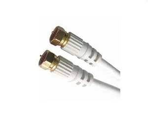 Coaxial Cable F-type RG6 Coax Cable for connecting television (CATV), VCR, satellite receiver, cable box, ect