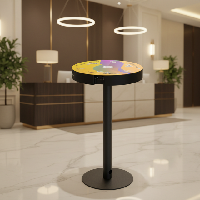 Y2 Power RIO Smart Wireless Charging Coffee Table Multi-Device Charging Station for Office Waiting Area