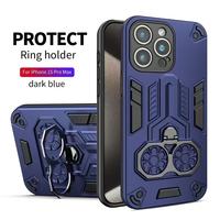Nouveau 2-en-1 Double Ring Bracket Full Pack Anti Drop Phone Case High Quality Series Phone Case