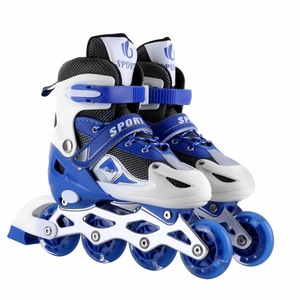 Venta Directa de Fábrica, <span class=keywords><strong>Patines</strong></span> de <span class=keywords><strong>Ruedas</strong></span> Ajustables con Luces para Niños, Deportes al Aire Libre, Tela de Malla de PU, <span class=keywords><strong>Ruedas</strong></span> de PVC de Una Sola Fila, para Niños - Product Image 5
