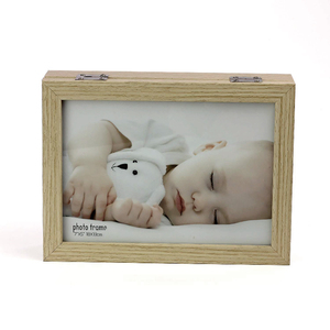 Kit de huellas de mano para bebé, marco de fotos 5x7 para recién nacidos, niñas y niños - Product Image 1
