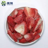 SAIYANG Vente en gros de fraises lyophilisées, fruits naturels sans sucre, chips de fruits lyophilisés, collation aux fraises