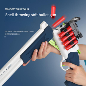 S686 modello a due canne Soft Shell per pistola giocattolo Troll lanciatore fucile - Product Image 5
