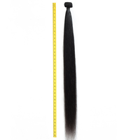 Extensions de cheveux humains Remy indiens bruts 100% naturels, lisses, de 32, 34, 36, 38, 40 pouces, pour femmes, lots de cheveux longs