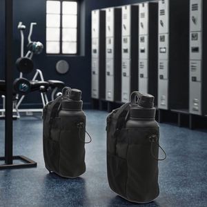 Sac à bandoulière portable de luxe en polyester imperméable avec sangle réglable pour bouteille d'eau de sport de 30 à 40 oz - Product Image 3