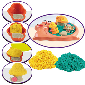 Arena Sensorial de 400 g y Juego de Arena, Arena Mágica, Arcilla y Masa, Juguete Educativo para Niños, Juguetes de Ilustración para Jardín de Infancia, Regalos de Navidad - Product Image 2
