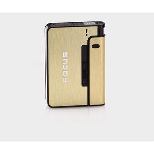 Bán buôn 10 cái mỏng sáng tạo độc đáo designmetal thuốc Lá Trường hợp với chủ nhẹ hơn - Product Image 4