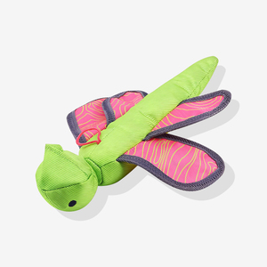 Jouet à lancer pour chien, petite libellule de simulation, jouet interactif sonore en papier crépon, jouets à mâcher pour chien, cadeau pour les amoureux des chats - Product Image 1
